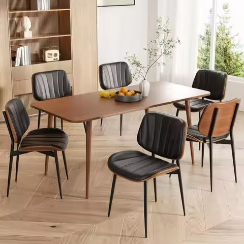 5 Pc Contemporary Dining Set Table with 4 Chairs Compact Kitchen Seating https://tinyurl.com/2ynk328u