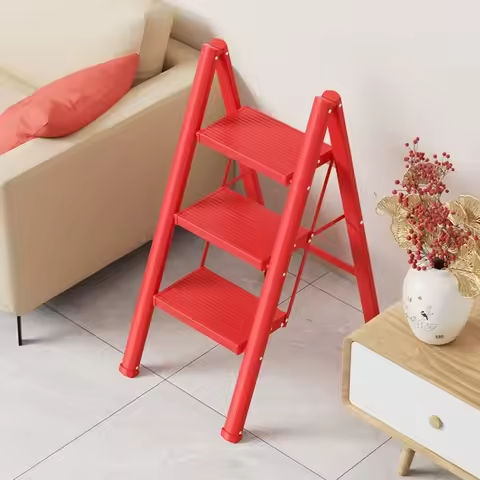 Folding Aluminium Ladders Scaffolding Stool Foldable House Ladder Portable 3 Step Stairs Climbing Multifunction Home Furniture https://tinyurl.com/23r6jcrp