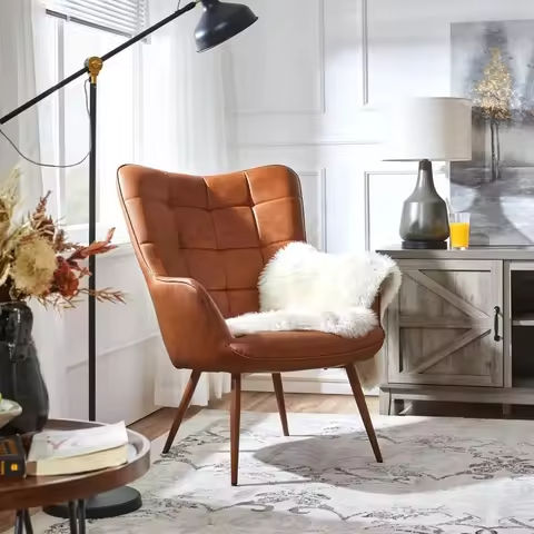 JHK Cozy Saucer Chairs Faux Fur For Living Room Folding Thick Padded Seat Metal Frame X-Large Reading Lounge Furniture https://tinyurl.com/26cwztd9