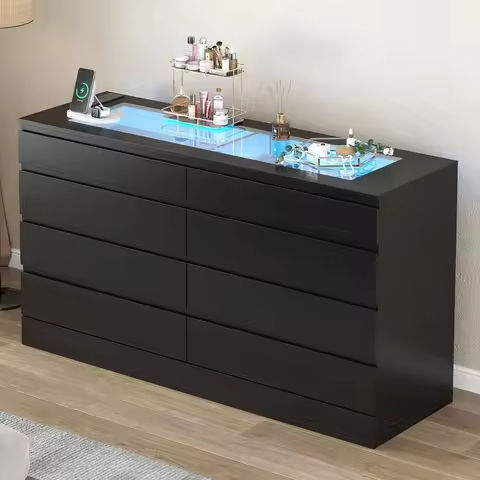 Dresser TV Stand with 9 Drawers for 60” TV Stand for Bedroom Long Dresser for Bedroom Wide Dressers & Chests of Drawers https://tinyurl.com/2da355zy