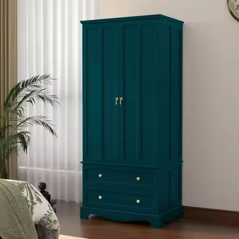 72” Tall Wardrobe Closet with Lock,Clothing Storage Cabinets with Hanging Rod and 4 Adjustable Shelves, Armoire Wardrobe for Be https://tinyurl.com/23jta5ot