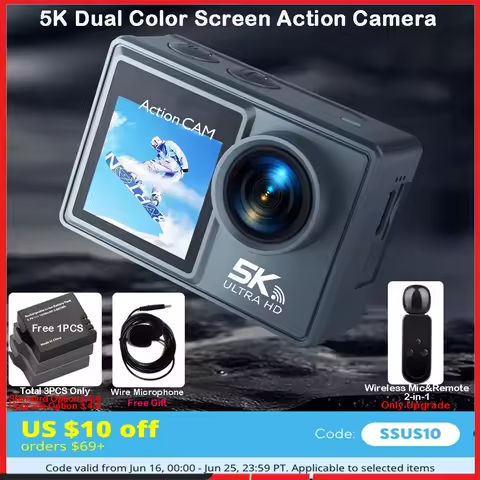 Action Camera 4K bicycle camera Electronic Stabilizer Action cam WiFi 4k Sport camera Helmet Video Recording Cameras for go pro https://tinyurl.com/2dgqrfk2