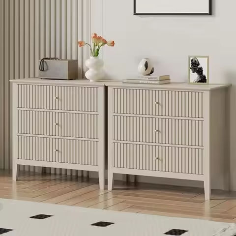 Nightstand Set of 2, Rustic Brown, with Charging Station and USB Ports, Side Tables with 2 Fabric Drawers, Bedside Tables with S https://tinyurl.com/238s4ptm