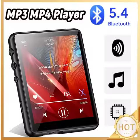 128G MP3 Player Lossless Music Player 2.4 inch Full Touch Screen Bluetooth-Compatible HiFi MP4 with Speaker FM/E-book/Recorder https://tinyurl.com/23qtw57h