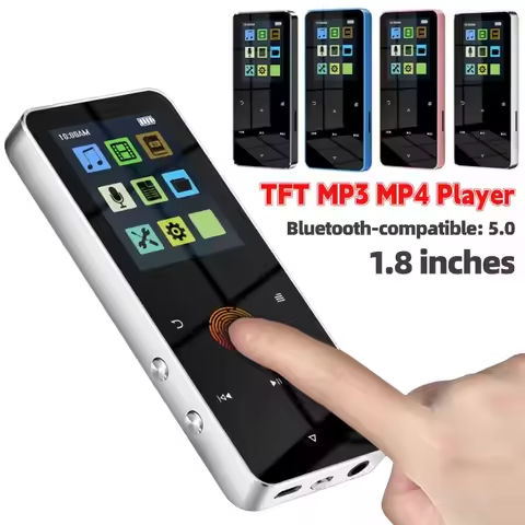 1.8 Inch TFT Mp4 Video Player USB 2.0 3.5mm Jack Bluetooth-compatible 5.0 MP3 MP4 Player with E-book Recording Built-in Speaker https://tinyurl.com/228vm9lq