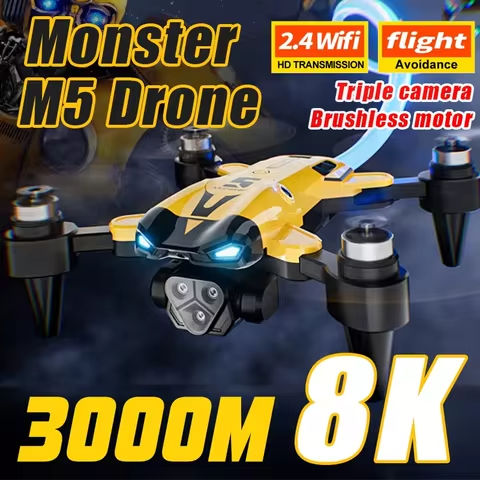 For Xiaomi  M6 Drone 8K Professional HD Camera Drones 5G WIFI FPV 4k UAV large screen remote control RC Dron Children’s Toys https://tinyurl.com/24g945op