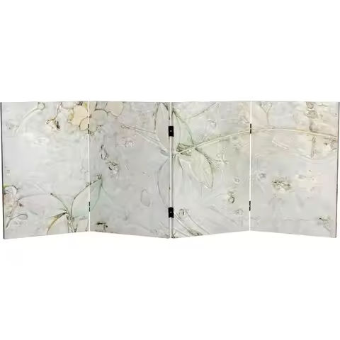 Room Divider 4 Panel Folding Privacy Screen, Bamboo Room Dividers Screen – 6 ft. Tall Wall Divider Beige Office Partitions https://tinyurl.com/2b35otmp