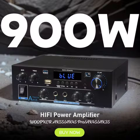 Fosi Audio 300Wx2 HiFi Sound Power Amplifier Upgrade New  TPA3255 Class D Stereo Amp With Treble Bass For Home Speaker https://tinyurl.com/2bhw6wxl