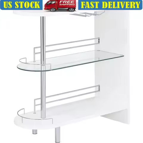 Round Counter Height Table, 35″ Gold Round Bar Table with Tempered Glass Table Top, Sturdy Golden Pole Support, Glass Pub Table https://tinyurl.com/27fyu2q6