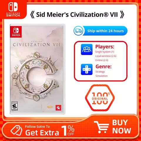 Nintendo Switch Game – Sid Meier’s Civilization VII 7 – Games Cartridge Physical Card for Switch OLED Lite https://tinyurl.com/226gbkfh