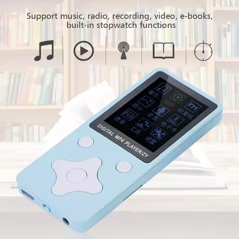 Digital MP4 Player Digital Music Player Mini Portable USB Digital MP3 / MP4 Music Player Support 32GB Memory Card with Headphone https://tinyurl.com/23jm6qbx