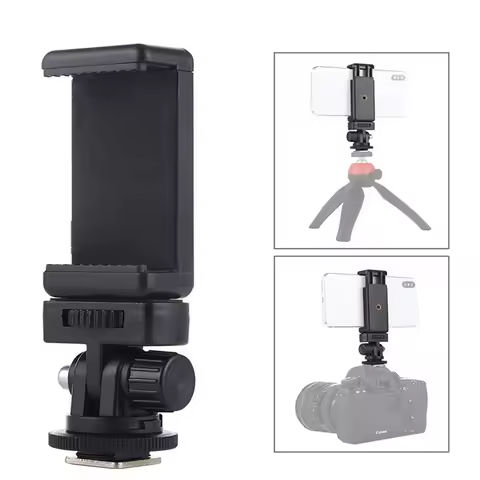 Metal Camera Clip Clamp Flash Holder Mount with 360 Swivel Photography Ball-Head 1/4″ Threaded Screw for Camera Tripod SLR DSLR https://tinyurl.com/24ls3dlt