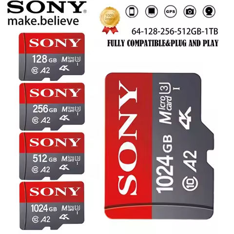 SONY Memory Card High Speed A2 4K 512GB 1TB Class 10 Micro SD Card 1TB SD Memory Card For Xiao Mi Phone Dropshipping https://tinyurl.com/2busyvg2