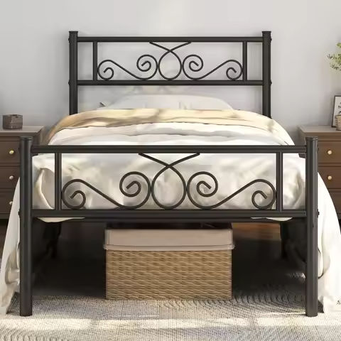 GREUSUAL Queen Size Bed Frame with 4 Storage Drawers and LED Lights, Queen Bed Frame with Upholstered Headboard and Charging https://tinyurl.com/2y7dbwnw