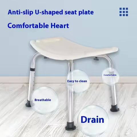 Solid Surface Arched Bathroom Stool – Matte White – 17.13 in. https://tinyurl.com/29ojlbu5