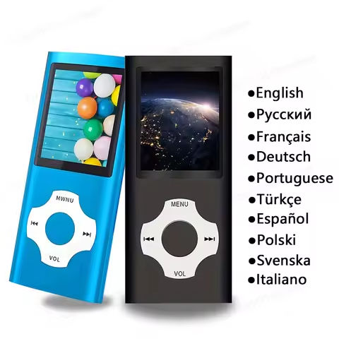 M230 MP3 Music Player Portable Bluetooth Wireless Walkman FM Radio Multi-language Memory Card Support For Running Walking https://tinyurl.com/22qb2q6e