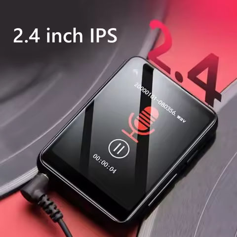 MP3 Player 2.4 Inch IPS Walkman Touch Screen Bluetooth-compatible 5.0 MP3 MP4 Player with E-Book/Recording Ultra-thin for Sports https://tinyurl.com/27f5ucuk