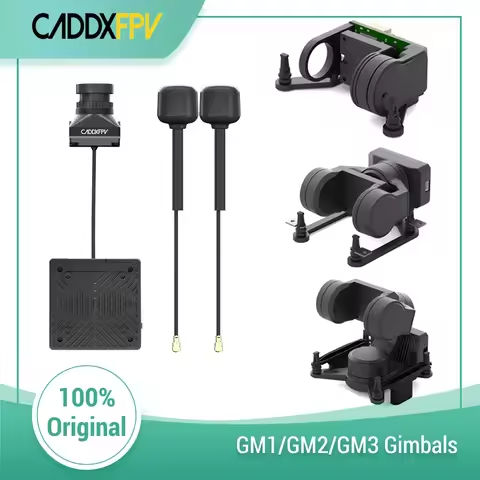 CADDXFPV Gimbal GM Series with Moonlight Kit HD Pro Kit for 19mm FPV Camera Head Tracking for FPV Drone RC FPV Wing RC Car https://tinyurl.com/29lc25rb