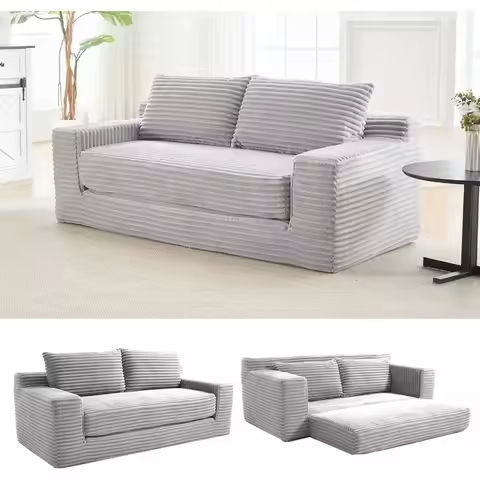 120″ Sectional Sofa for Living Room,U Shaped Modular Sofa Couch with Ottoman, 6-Seat Oversized Sleeper Sofas Deep Seat for Apar https://tinyurl.com/26lfnf9u