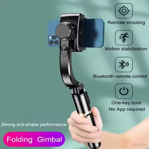 Gimbal Stabilizer Selfie Stick Tripod 360 Rotation Following Shooting Mode with Fill Light and Type-C wireless microphone https://tinyurl.com/234dcr2q