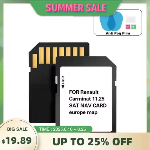 SD Card for Renault Megan Clio Laguna Scene Carminat Car 11.25 Version Europe Maps 2024 Sat Nav 8201753026 GPS Navigation 8GB https://tinyurl.com/28olahta