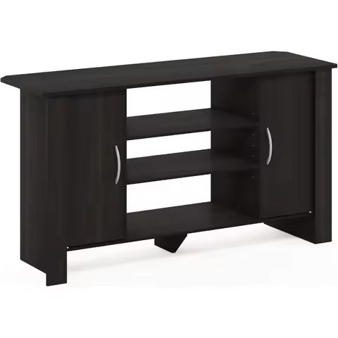 TV Stand for 65 Inch TV, Tall Entertainment Center with LED Lights, Mid Century Modern TV Console with Open Shelves https://tinyurl.com/28qzwv4w