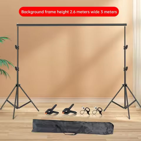 T-shaped Stand Kit Background Tripod 1.5X2M Backdrop Photography Adjustable Support System Photo Studio Green Muslin Backdrops https://tinyurl.com/263s83lz