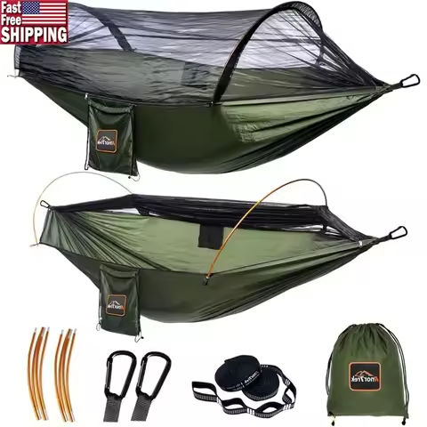 Outdoor Double Chaise Lounge Chair Swing Rocking Portable Hammock Bed Loveseat with Sun Shade & Wheels for Patio, Yard, Pool (B https://tinyurl.com/26rwurys