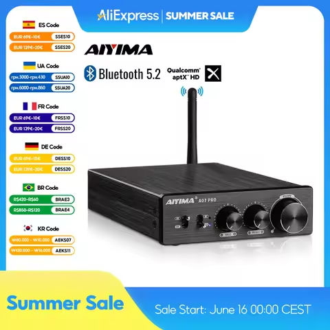 Nobsound NS-04G PRO Mini Digital Power Amplifier HiFi Stereo 2.0 Channel Class D Home Desktop Audio Amp 100W+100W https://tinyurl.com/26mo49pt