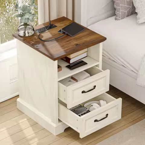 Nightstand in Oak https://tinyurl.com/29gtvpre