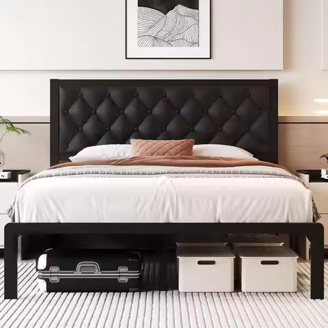 Adjustable Bed Frame Queen with 4-Level Height Legs, Adjustable Bed Base with Quiet Premium Motor, Electric Bed with Wireless Re https://tinyurl.com/2yuoy4fc