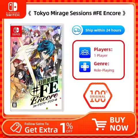 Nintendo Switch Game  – Tokyo Mirage Session #FE Encore – Stander Edition –  Physical game cassette https://tinyurl.com/258dfobb