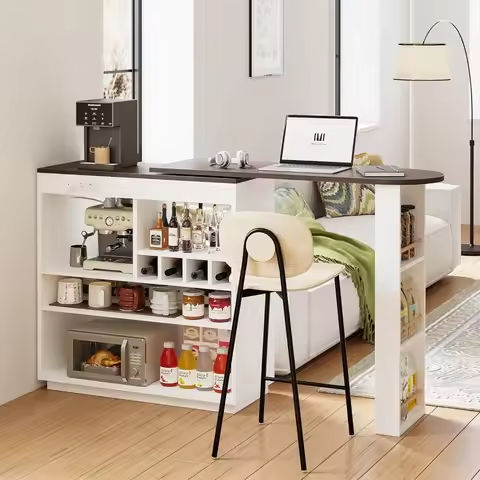 Portable Bar Table with Multi-Color LED Lights, Pop Up Folding Mobile Bar Bartender Table Podium Table for Events https://tinyurl.com/27ypxaby