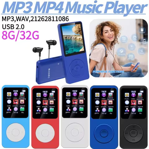 1.8 Inch Color Screen MP3 MP4 Music Player Bluetooth-compatible 5.0 Sport Music Players Suppprt TF Card MP3 Player for Windows 8 https://tinyurl.com/28jlycrv