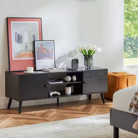 78.6″ W Stands for Living Room, Large Wall Unit Entertainment Center with 11 Fabric Drawer,Dresser TV Stand with 2 LED Lights & https://tinyurl.com/2xowgp3j