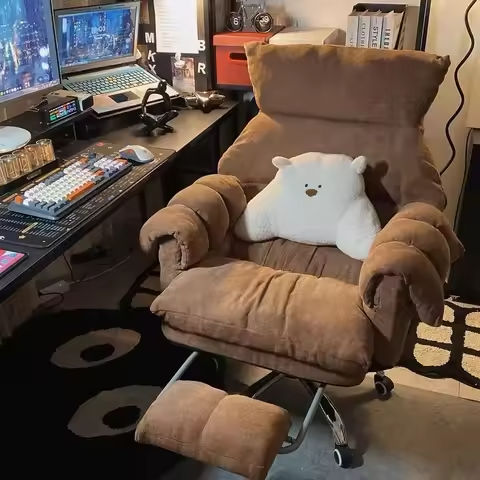 Computer chair, home office chair, lazy sofa chair, home soft and sticky backrest that can lie straight Broadcast e-sports chair https://tinyurl.com/25o99d2p
