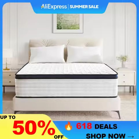 BedStory 12 Inch Full/King Hybrid Gel Memory Foam Mattress, Queen Size Mattress with Breathable Fabric for Comfortable Sleep https://tinyurl.com/27ga2mzc