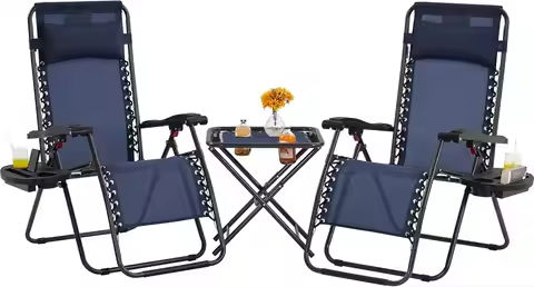 Outdoor Chaise Lounge Chair Set of 2, Waterproof Outdoor Lounge Chair with 5-Level Adjustable Backrest, Patio Chaise Loun https://tinyurl.com/268umzr8