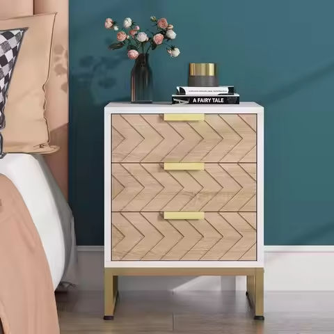 Nightstand Set of 2 Black Nightstand with 3 Drawers, Black Bedside Table Night Stand for Bedroom with Cut-Out Handle, Sofa Side https://tinyurl.com/2d72rb6l