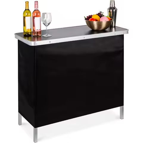 63″ Long Bar Table, Rectangle Kitchen Counter Height Table with Pillar Legs, Narrow Bar Height Pub Table Behind Couch https://tinyurl.com/2abhxa7x