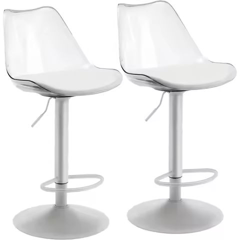 VASAGLE Bar Stools Set Of 2, Counter Height Saddle Bar Stools, 26-Inch Backless Kitchen Stools With Wood Legs, PU Leather Thi https://tinyurl.com/28rjk6zl