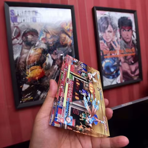 Street Fighter 2 Acrylic Gifts Creative Desktop Decorations retro game Fans Art https://tinyurl.com/2bc7q9xm