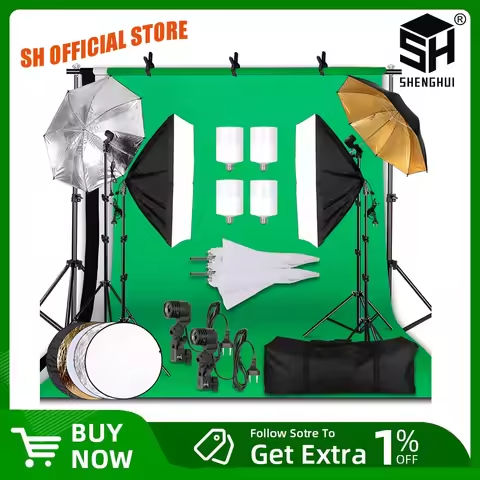 SH 2.6x3M/8.5x10ft Photo Frame Studio Backdrop Background Stand, Adjustable Telescopic Background Support System with Carry Bag https://tinyurl.com/29gncj9v