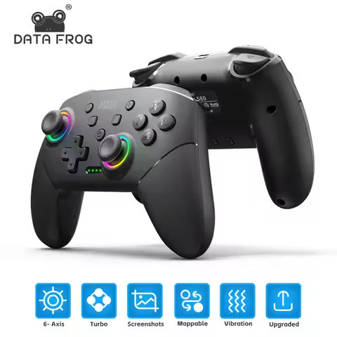 2PCS Video Game Console Controller for S7/SF2000 Console Wireless Gamepad Joystick https://tinyurl.com/286vc7pu
