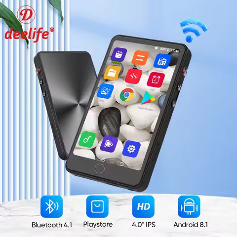 Deelife MP4 Player Touch Bluetooth WiFi Android MP3 MP 4 Video Music Player https://tinyurl.com/2dxw7fos