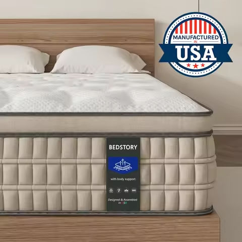 Vesgantti 10/12 inch Hybrid Queen Size Mattress with Memory Foam and Pocket Spring, Medium Firm Ergonomic & Pressure Relief https://tinyurl.com/2494g5nq