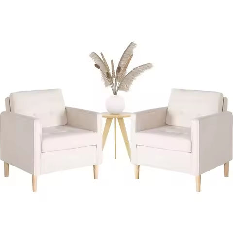 Accent Chair, Wide Reading Chair Comfy Living Room Chair Side Chair with Solid Wood Legs for Bedroom Waiting Room – Paramount https://tinyurl.com/2czhhscf