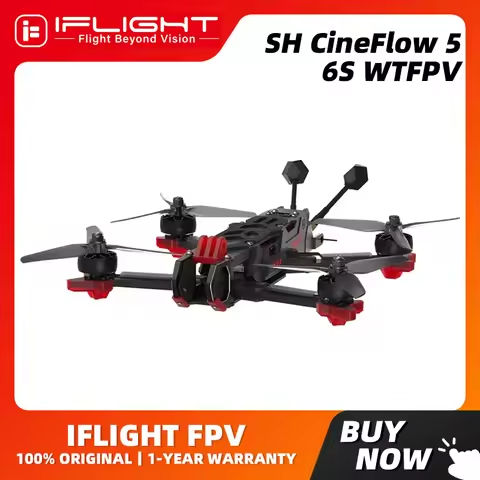 iFlight CineFlow 5 WTFPV Drone BNF without VTX / Camera for FPV Freestyle Parts https://tinyurl.com/2d9uusjm