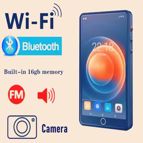 New Mahdi Camera Mp4 Player Bluetooth Wifi Android 64gb Touch Screen Hifi Music Recorder Video Mp3 Player  With Speaker TF Card https://tinyurl.com/2y9a5bqp