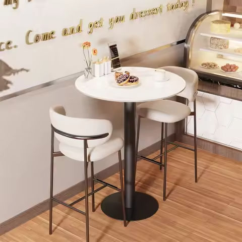 Adjustable Round Pub Table Counter Bar Height MDF Top Table 360° Swivel Bar Tables Tall Cocktail Tables Bistro Table https://tinyurl.com/289pjtsy